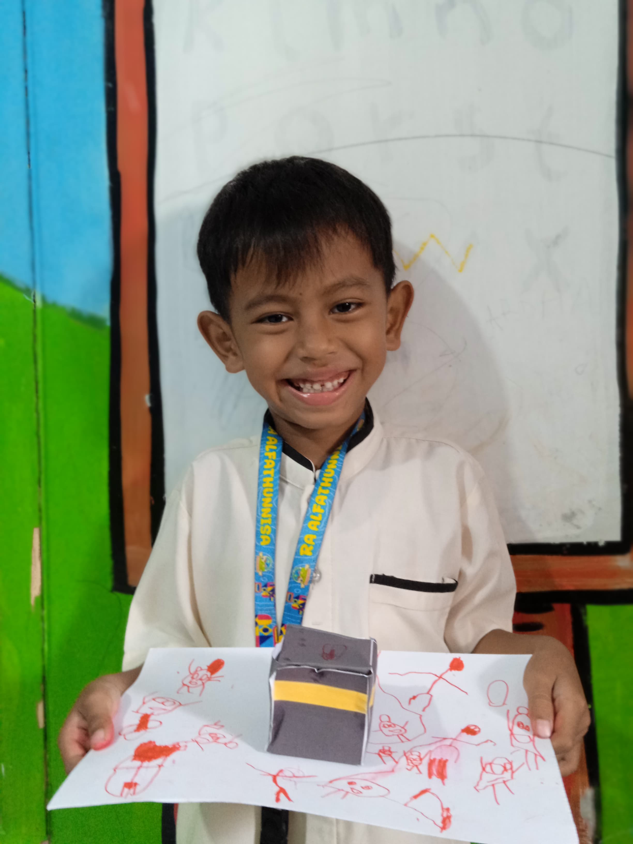 Green A Class  “Kaaba Craft Activity”