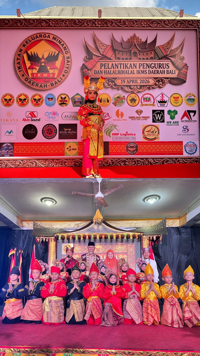 Meriahkan Pelantikan Pengurus IKMS dan Halal Bihalal, Siswa MI Puti Bungsu Al-Muhajirin Tampilkan Tari Bali dan Tari Piring