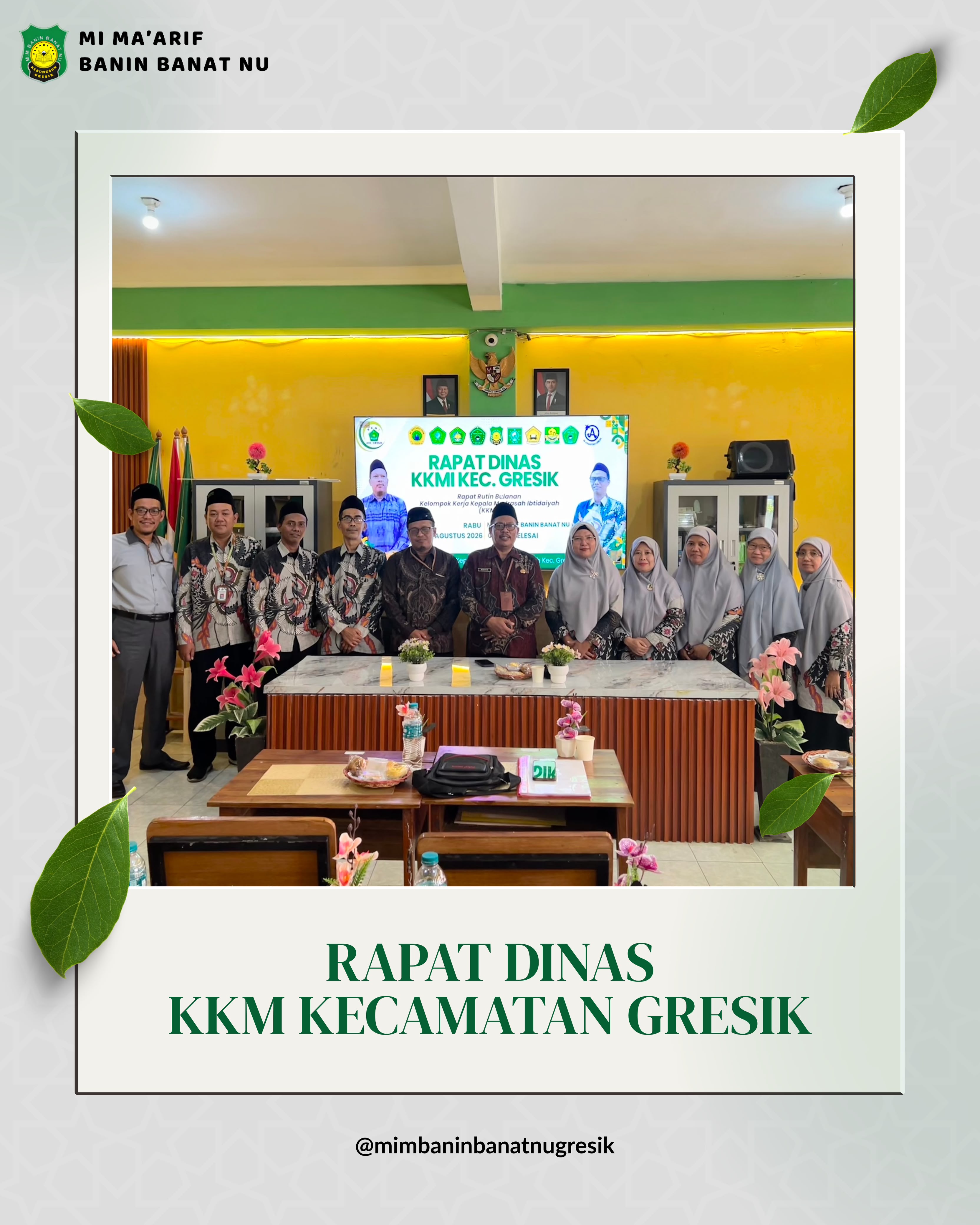 Rapat Dinas KKMI Kecamatan Gresik