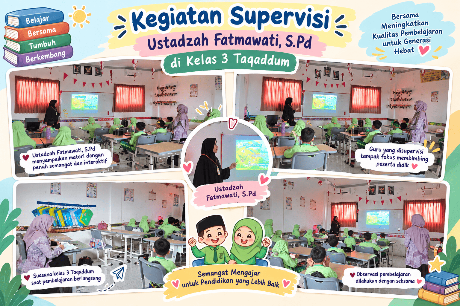 Supervisi Pembelajaran IPAS Bersama Ustadzah Fatmawati, S.Pd di Kelas 3 Taqaddum