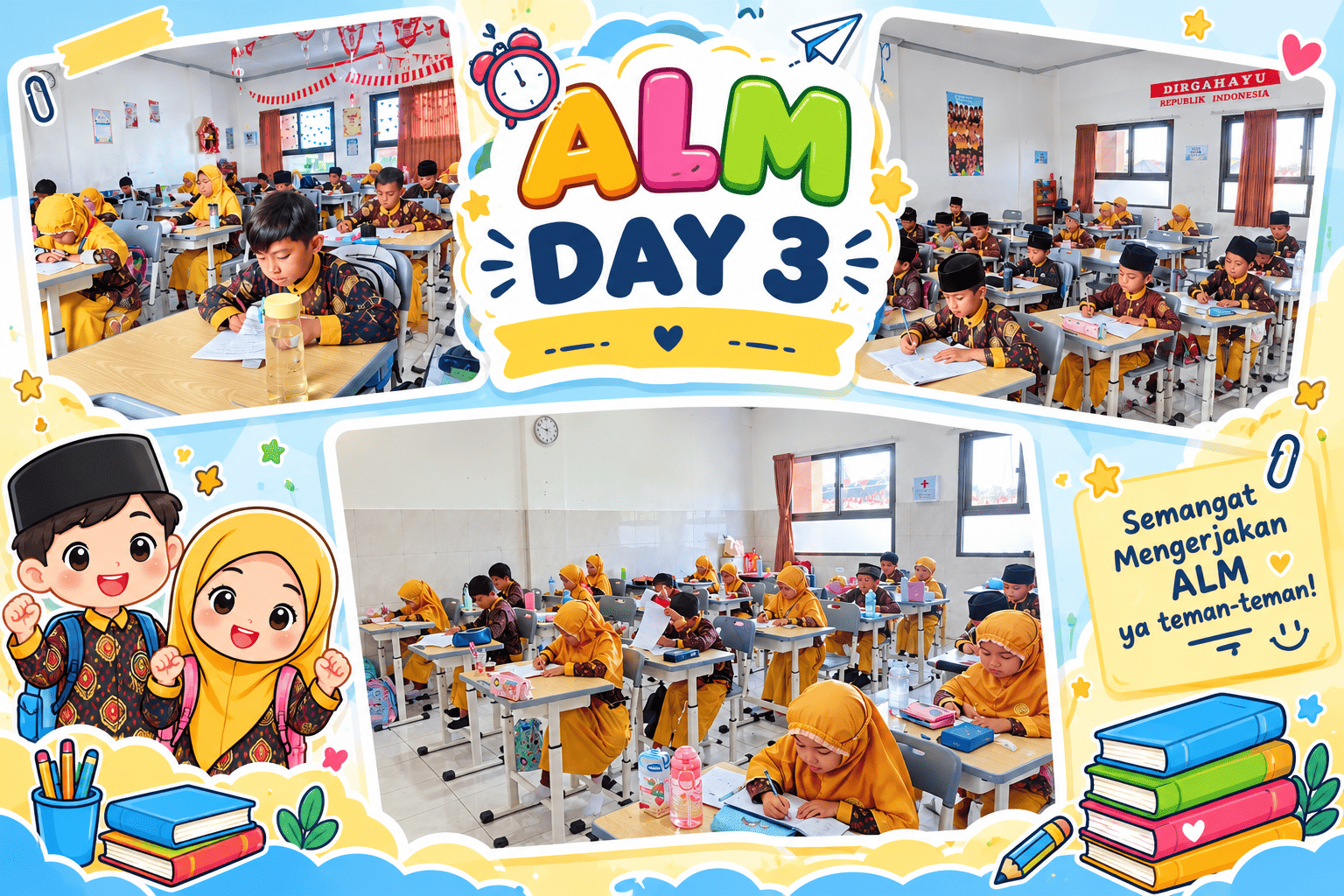 Semangat ALM Day 3! Siswa Kelas 2, 3, dan 4 Tunjukkan Fokus dan Percaya Diri