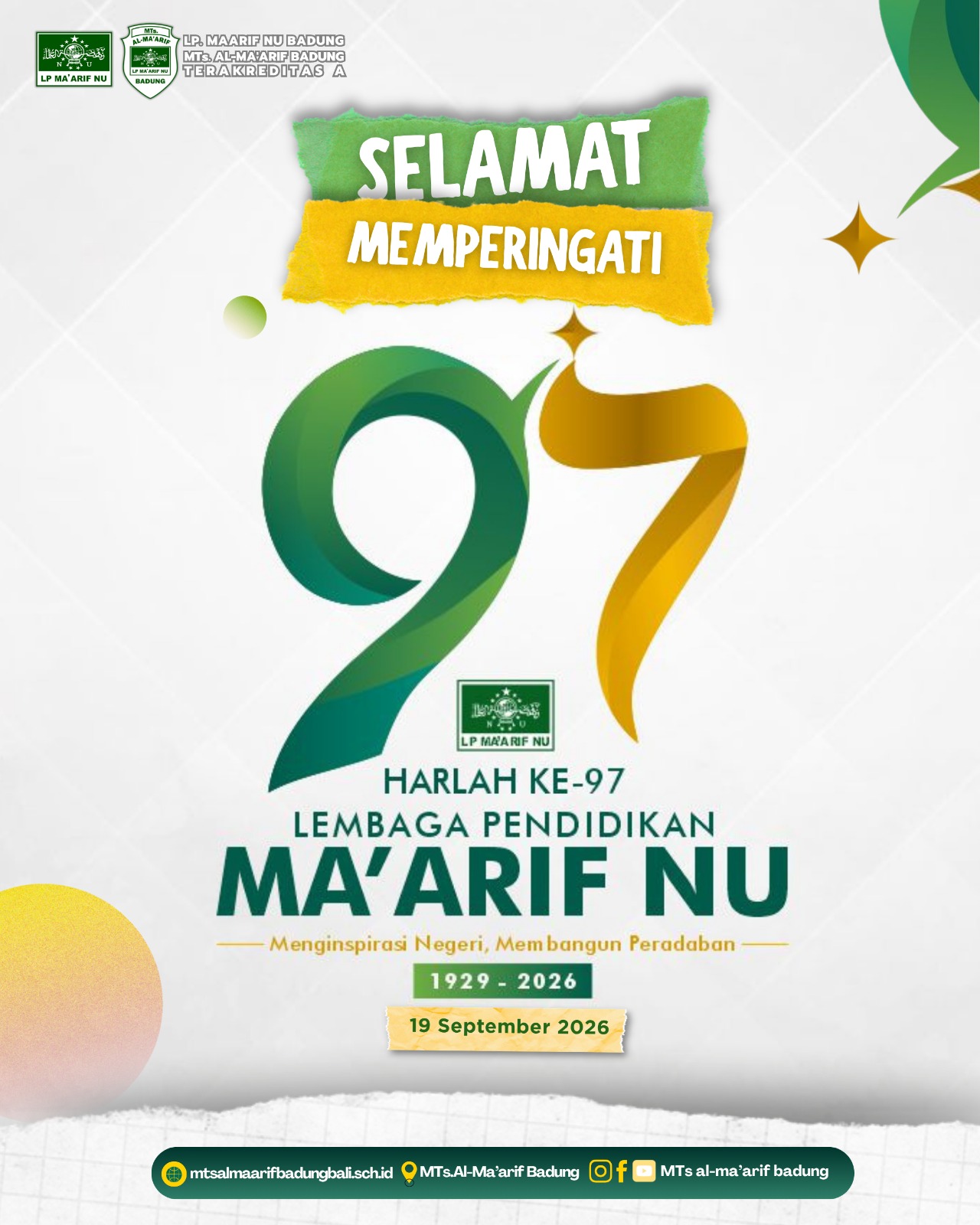 Peringatan Harlah ke-97 LP Ma’arif NU